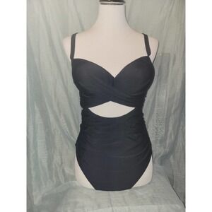 NWT Black One Piece Swimsuit large